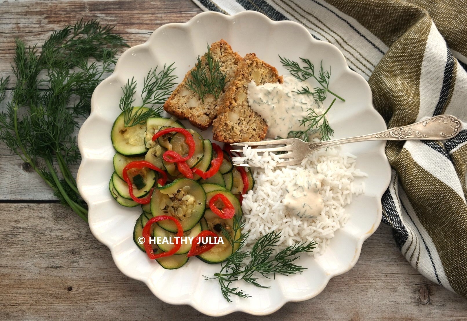 TERRINE DE POIS CHICHES, RIZ ET COURGETTES (SANS GLUTEN)
