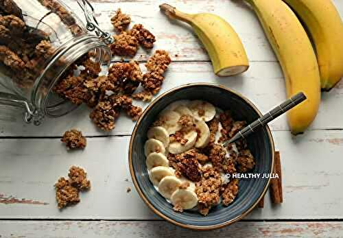 GRANOLA FAÇON BANANABREAD #VEGAN