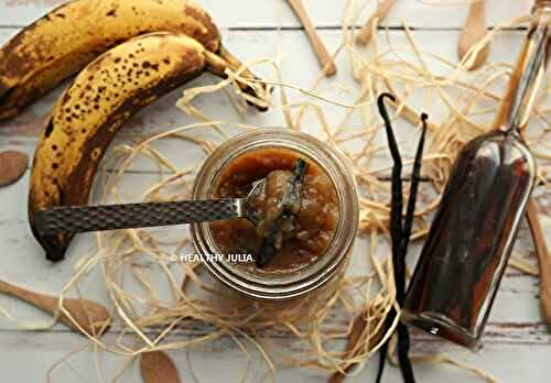 CONFITURE DE BANANES RHUM-VANILLE #VEGAN