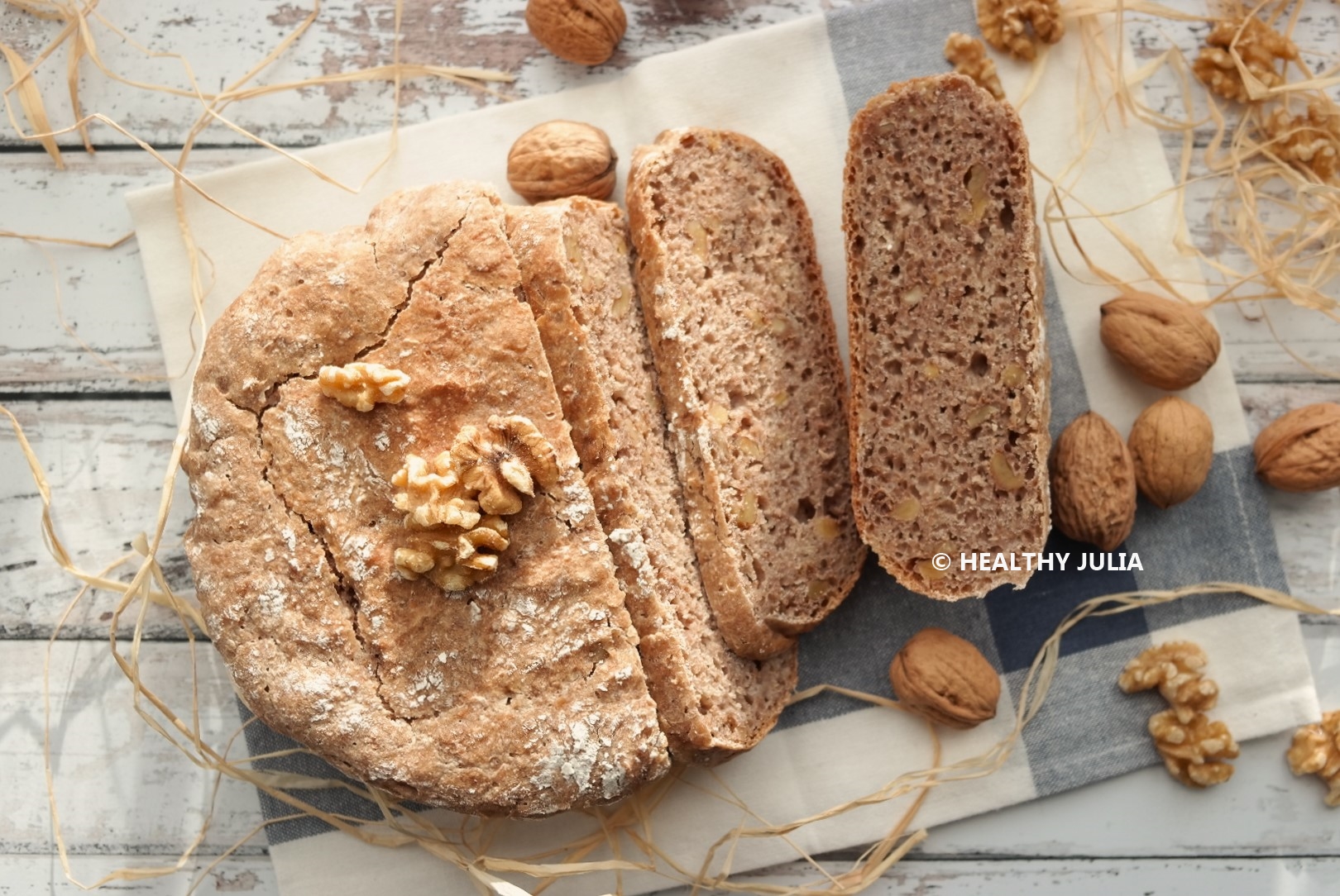 PAIN COMPLET AUX NOIX #VEGAN