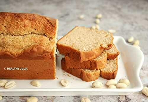 PEANUT BUTTER BREAD (PAIN AU BEURRE DE CACAHUÈTE) #VEGAN