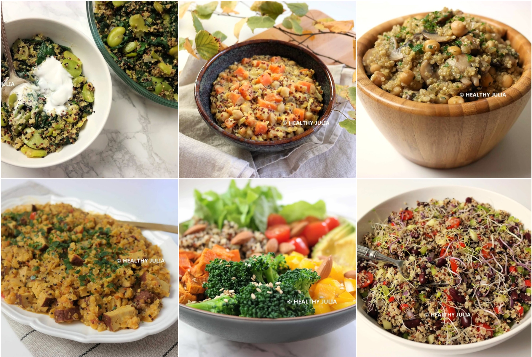 VARIATIONS HEALTHY AUTOUR... DU QUINOA #VEGAN