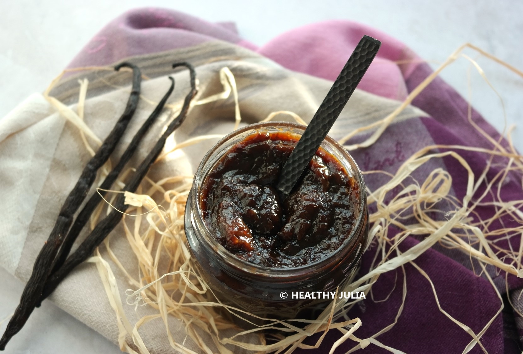 CONFITURE DE PRUNEAUX RHUM-VANILLE #VEGAN