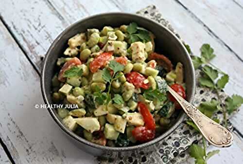 SALADE CRÉMEUSE À L’EDAMAME #VEGAN