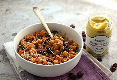 SALADE DE QUINOA AUX POIS CHICHES ET PATATE DOUCE #VEGAN