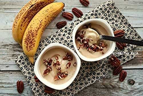 NICE CREAM AU BEURRE DE CACAHUÈTE (2 INGRÉDIENTS) #VEGAN