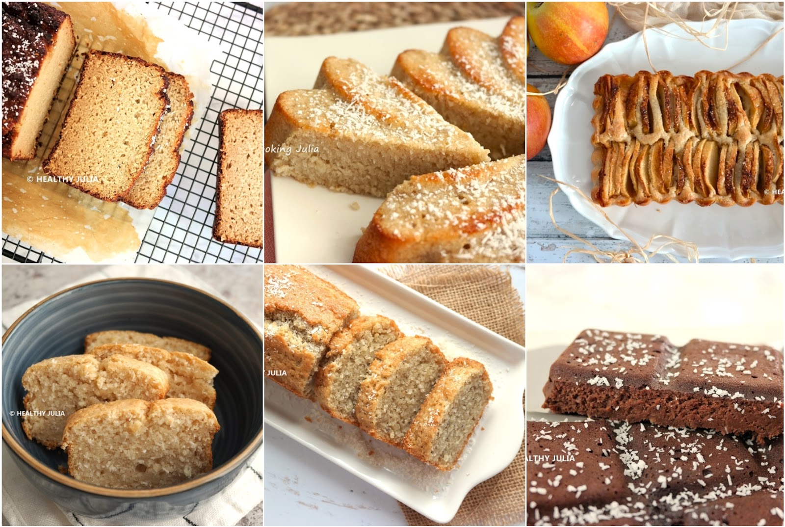 VARIATIONS HEALTHY AUTOUR... DES GÂTEAUX À LA NOIX DE COCO