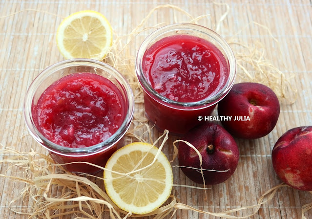 CONFITURE DE NECTARINES AU CITRON #VEGAN