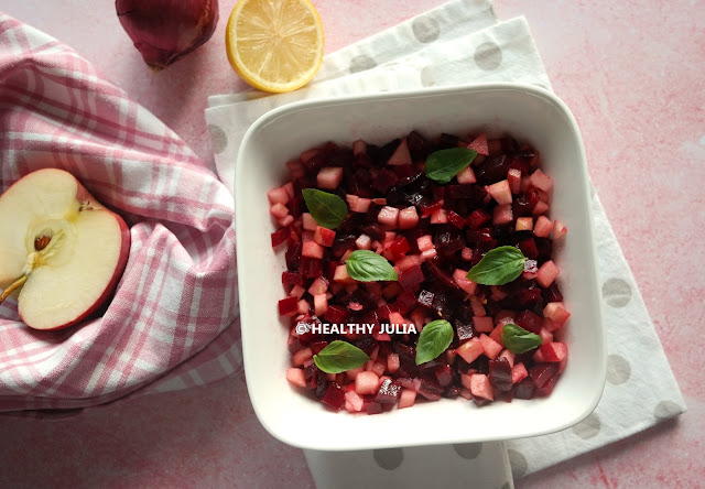 SALADE DE BETTERAVE À LA POMME #VEGAN