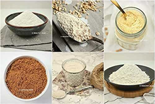 VARIATIONS HEALTHY AUTOUR... DES FARINES MAISON #VEGAN