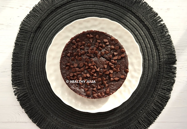 FONDANT AU CHOCOLAT, LENTILLES ET BANANE #VEGAN