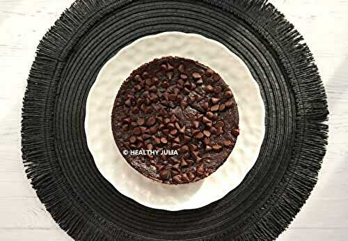 FONDANT AU CHOCOLAT, LENTILLES ET BANANE #VEGAN