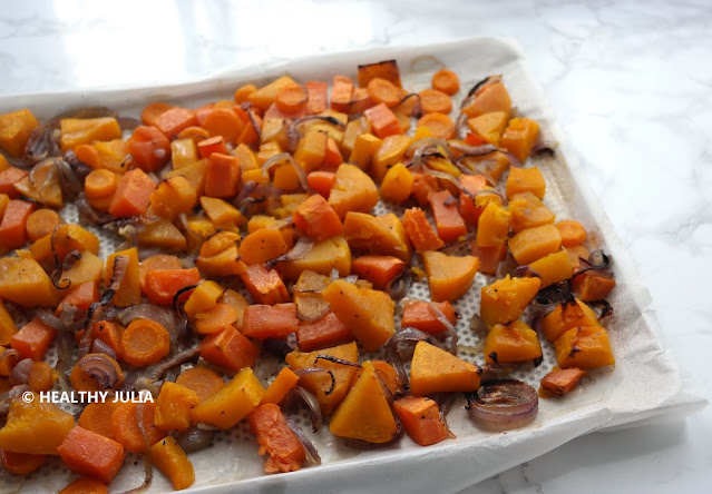 PLAQUE DE LÉGUMES D'AUTOMNE RÔTIS AU FOUR #VEGAN
