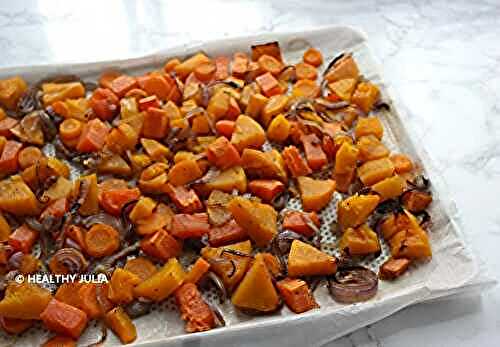 PLAQUE DE LÉGUMES D'AUTOMNE RÔTIS AU FOUR #VEGAN
