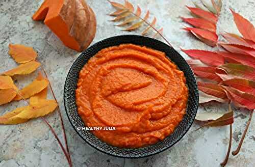 PUMPKIN PUREE (PURÉE DE POTIRON) #VEGAN