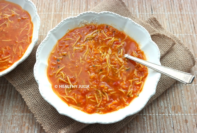 SOUPE AUX LÉGUMES RÂPÉS ET VERMICELLE #VEGAN
