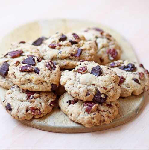 Cookies croustimoelleux chocolat & noix de pécan