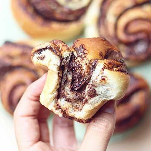 Brioche roulée au Nocciolata