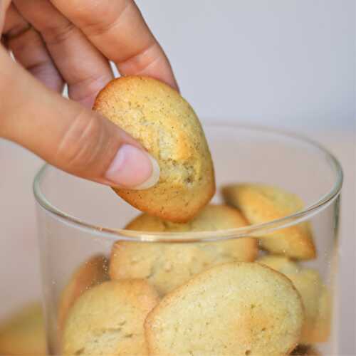 Mini madeleines vanille & huile d'olive