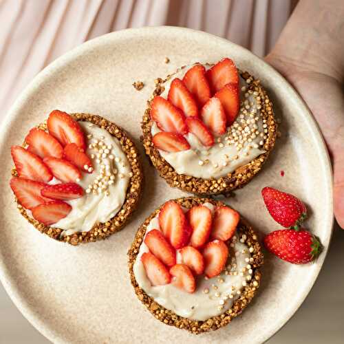 Tartelettes granola aux fraises