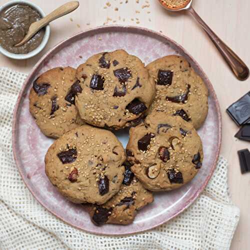 Cookies sésame & chocolat