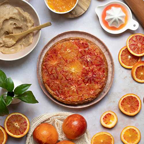 Tarte orange sanguine et thé chaï