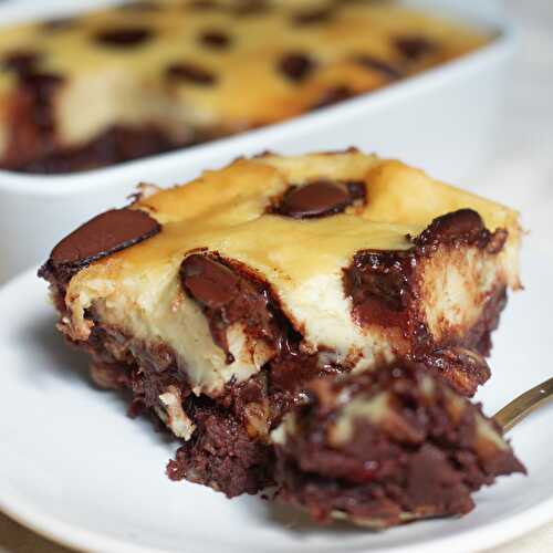 Brownie cheesecake