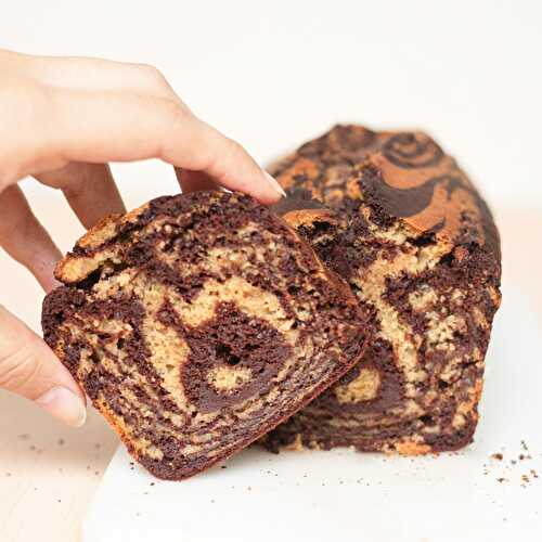 Cake marbré - zebra cake