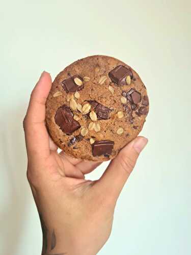 Cookie à l'okara d'avoine et au chocolat