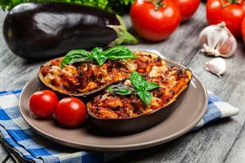 Aubergines farcies à la viande hachée