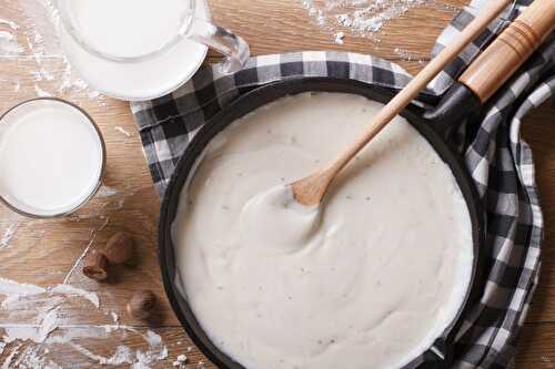 Béchamel sans lactose sans gluten