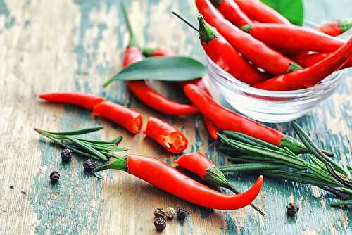 Bénéfices du piment de Cayenne  - bible de la cuisine saine