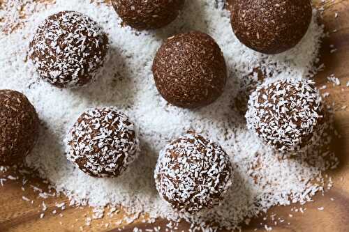 Boulettes chocolat noix de coco