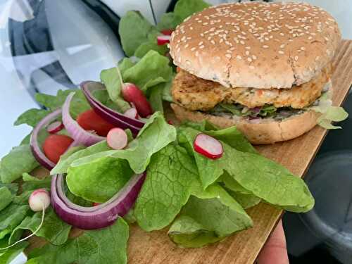 Burger au poulet healthy