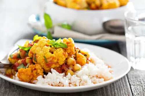 Chou-fleur au curry