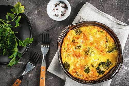 Frittata healthy aux brocolis