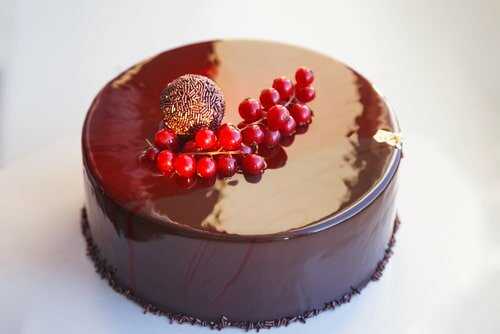 Gâteau au chocolat nappage caramel
