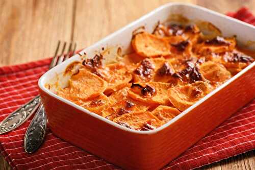 Gratin de patate douce