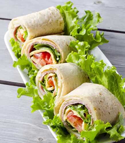 Idée de recette pour un wrap healthy et rapide .fr