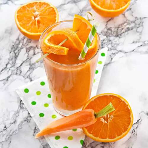 Jus de carotte et orange