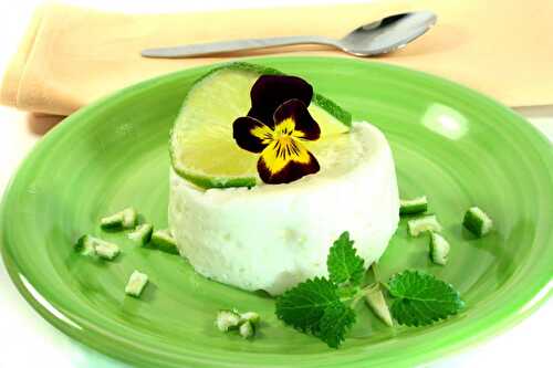 La mousse au citron vert healthy