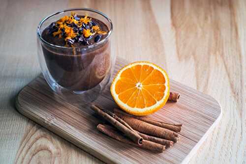 Mousse au chocolat et à l'orange