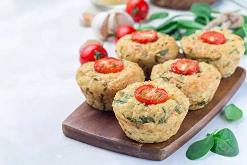 Muffins au quinoa et au chou frisé healthy