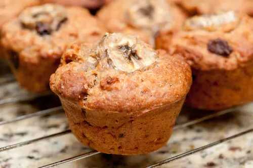 Muffins Banane et pépites de chocolat