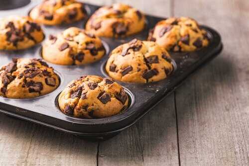 Muffins vegan aux pépites de chocolats