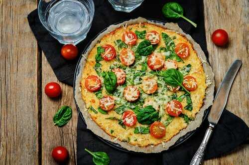 Pizza au chou-fleur healthy