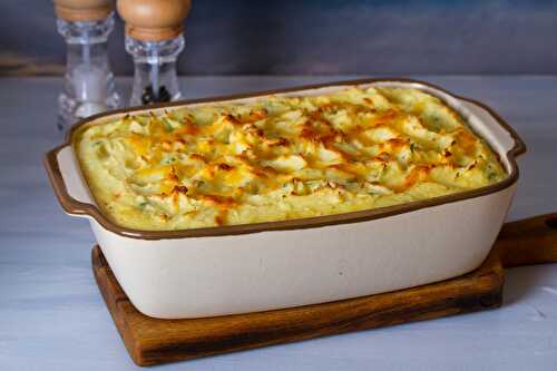 Recette de cuisine simple sans viande : Parmentier au tofu