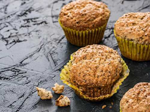 Recette des muffins aux graines de chia et au quinoa