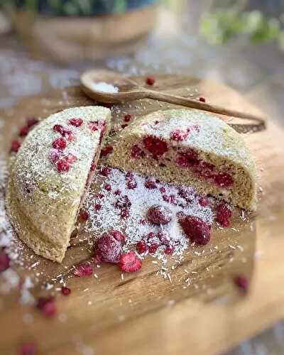 Recettes bowl healthy : Bowl cake à la framboise