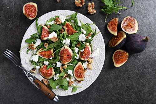 Salade d'été avec ses figues, pastèque et feta - HealthyMood.fr